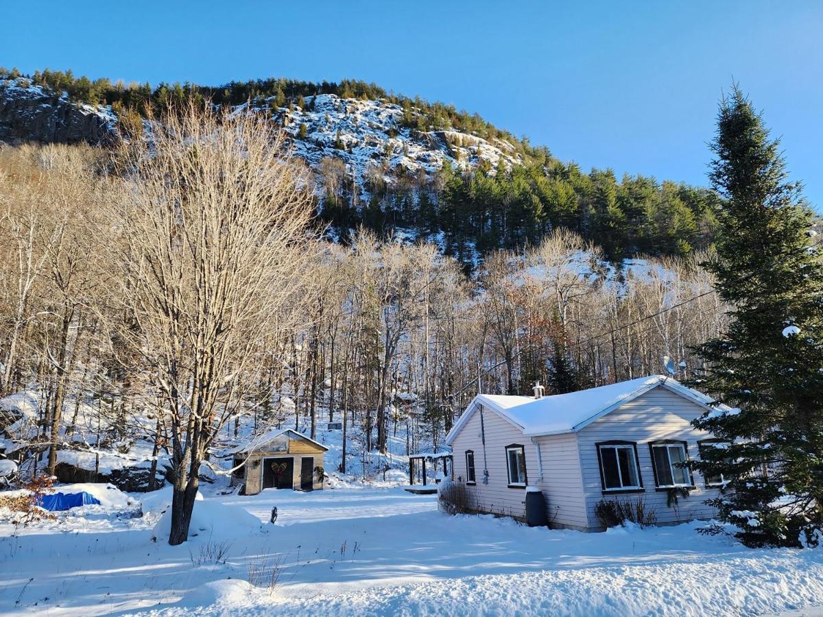 Chalet Falaise By Chalets Nabu Villa Saint-Alexis-des-Monts Dış mekan fotoğraf